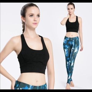 Activewear Sports Bra Crop Top Gym Exercise Yoga NEW